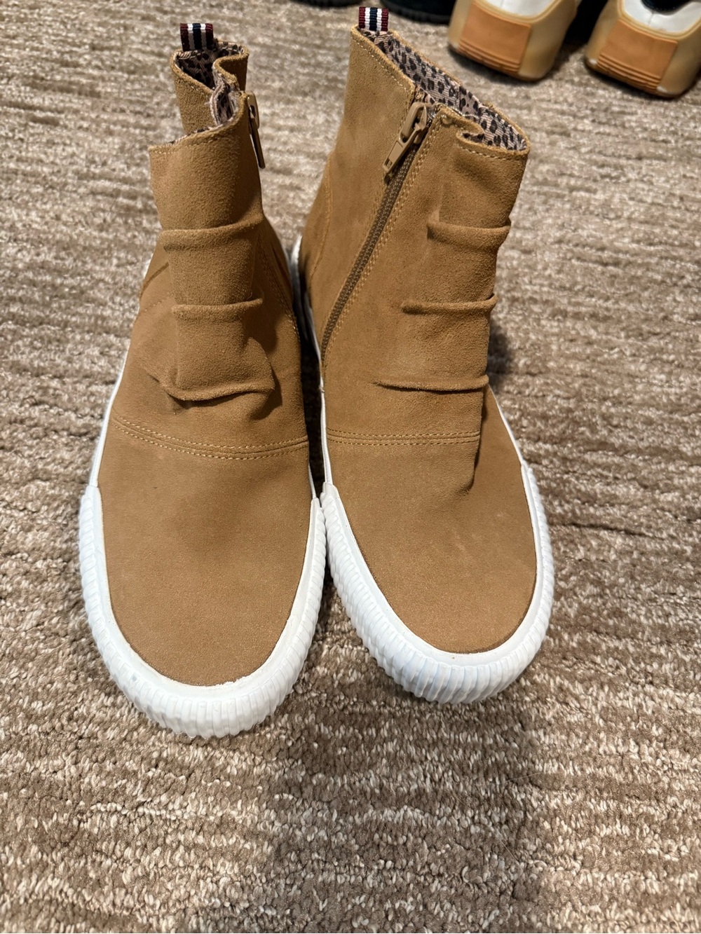 Sperry Kids Brown High-Top Zip Sneakers Boots